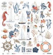 Picture of Sea La Vie Double-Sided Cardstock 12"x12"-#07