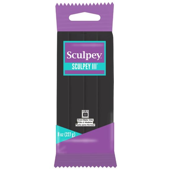 Picture of Sculpey III Polymer Clay 8oz Black