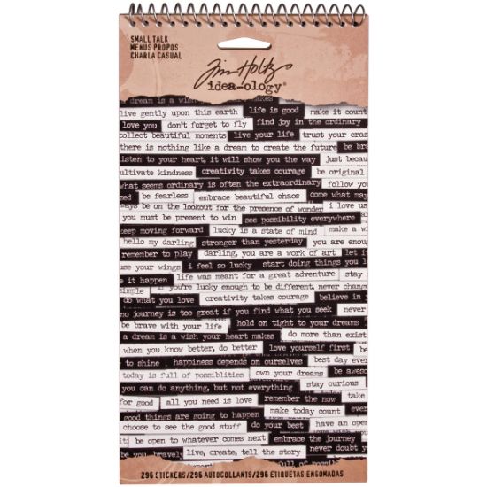 Picture of Idea-Ology Spiral Bound Sticker Book 4.5"X8.5" Small Talk