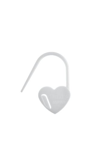 Picture of Tulip Stitch Markers 7/Pkg-Heart/White