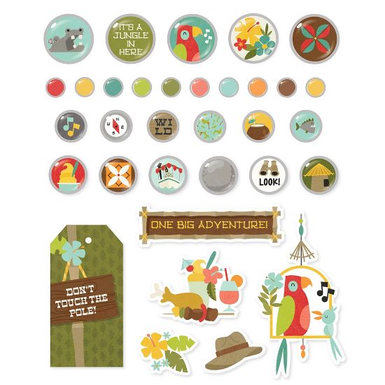 Picture of Say Cheese Adventure At The Park Decorative Brads