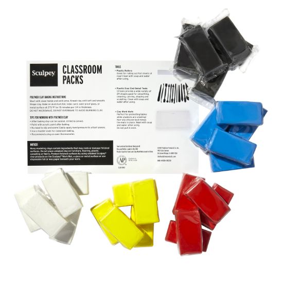 Picture of Sculpey Bake Shop Oven-Bake Clay 25/Pkg-Assorted