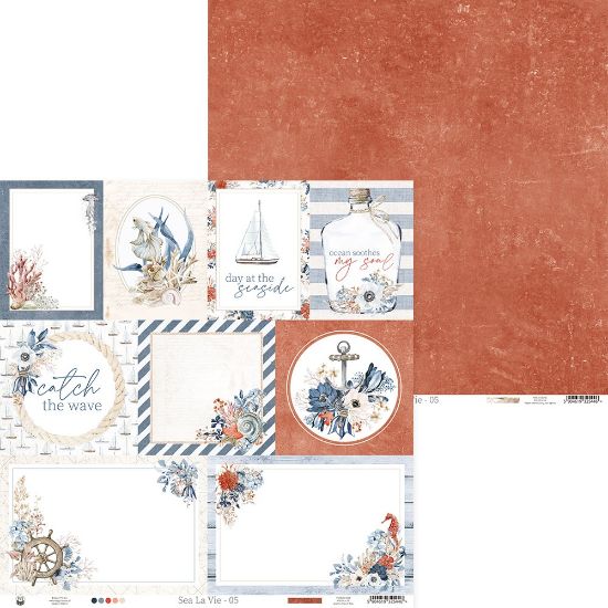 Picture of Sea La Vie Double-Sided Cardstock 12"X12"-#05