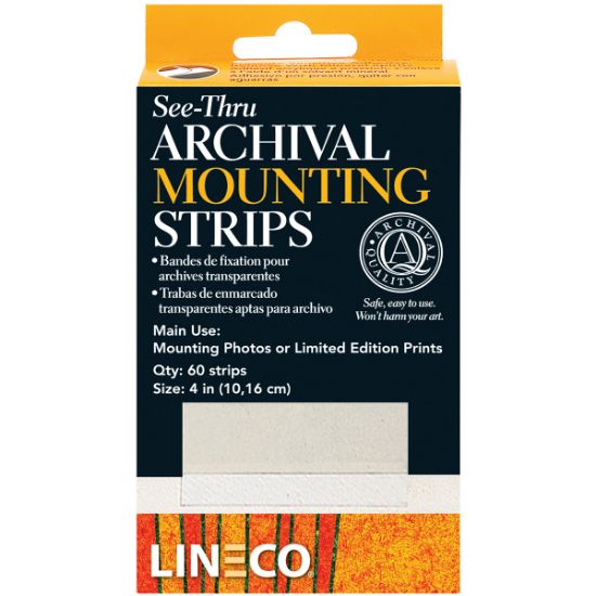 Picture of See-Thru Archival Mounting Strips 60/Pkg 4"