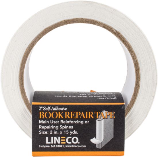 Picture of Self-Adhesive Book Repair Tape White 2"X15yd