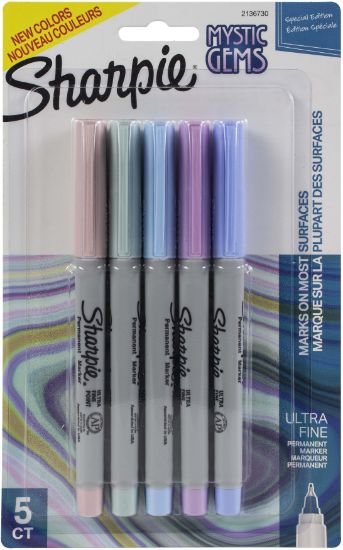 Picture of Sharpie Mystic Gems Ultra-Fine Point Permenant Marker 5/Pkg 