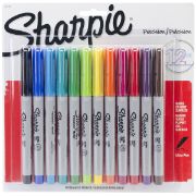Picture of Sharpie Ultra Fine Point Permanent Markers 12/Pkg Assorted Colors