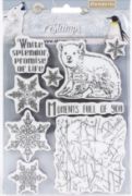 Picture of Stamperia Cling Rubber Stamp 5.5"X7" Moments Full Of You, Arctic Antarctic