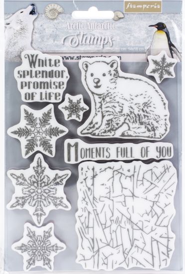 Picture of Stamperia Cling Rubber Stamp 5.5"X7" Moments Full Of You, Arctic Antarctic