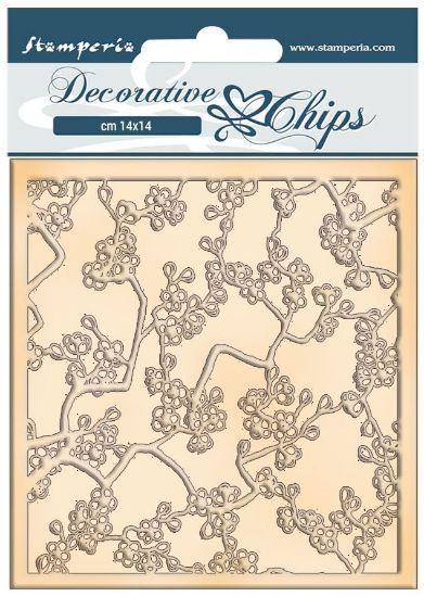 Picture of Stamperia Decorative Chips 5.5"X5.5"-Texture, Sir Vagabond In Japan