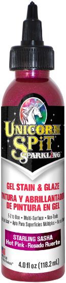 Picture of Unicorn Spit Sparkling Wood Stain & Glaze 4oz Starling Sasha