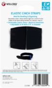 Picture of VELCRO(R) Brand Elastic Cinch Strap 15"X1" 2/Pkg Black