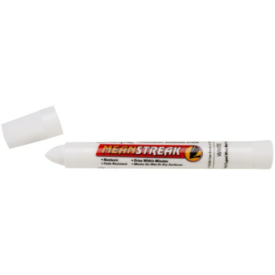 Picture of Sharpie Mean Streak Broad Tip Marking Stick Open Stock White