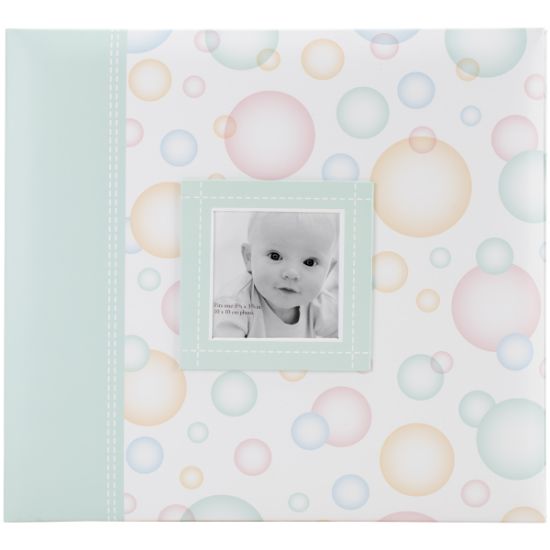 Picture of MBI Baby Post Bound Album W/Window 12"X12" Bubbles