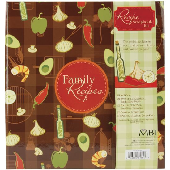 Picture of MBI Family Recipes 3-Ring Album Kit 5"X7" Recipe Cards