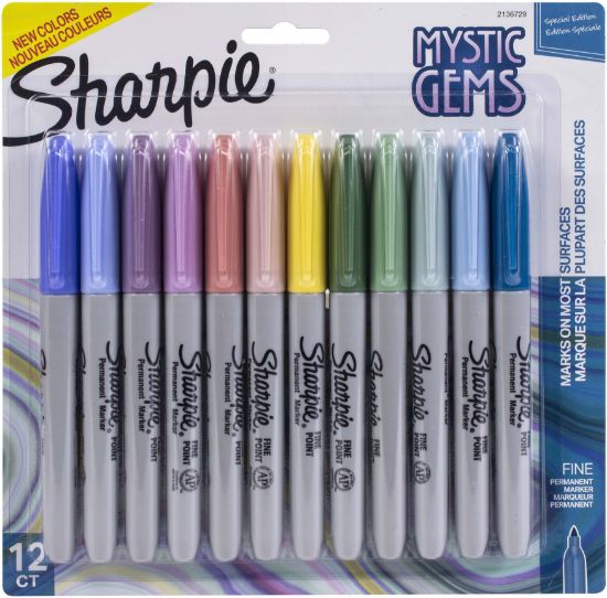 Picture of Sharpie Mystic Gems Fine Point Permanent Marker 12/Pkg