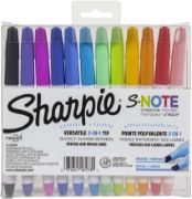 Picture of Sharpie S Note Chisel Tip Highlighter Marker 12/Pkg Assorted