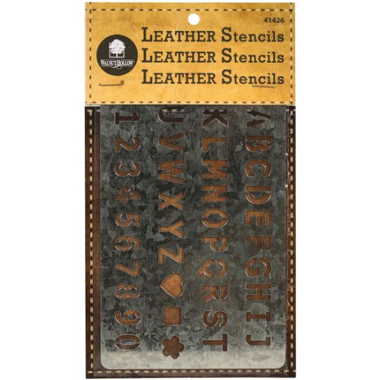 Picture of Metal Leather Stencil  