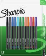 Picture of Sharpie Pens Stylo Fine 12/Pkg Assorted Colors