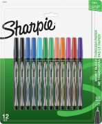 Picture of Sharpie Pens Stylo Fine 12/Pkg Assorted Colors