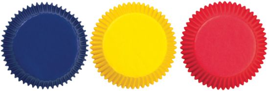 Picture of Mini Baking Cups Primary 100/Pkg