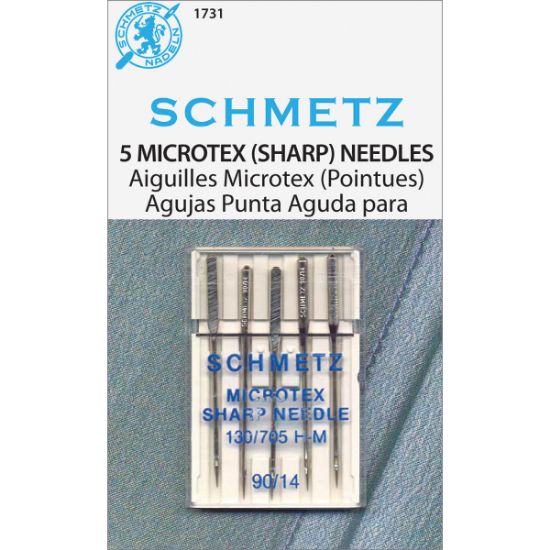 Picture of Microtex Sharp Machine Needles Size 14/90 5/Pkg