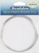 Picture of Memory Wire Necklace .62mm .5oz Silver-Plated - 18 Coils