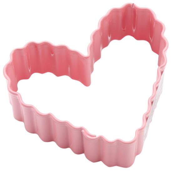 Picture of Metal Cookie Cutter 3" Crinkle Heart