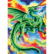 Picture of Mini Color Pencil By Number Kit 5"X7" Dragon