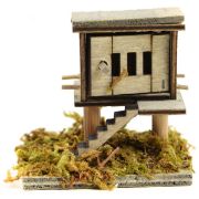 Picture of Micro Mini Garden Chicken Coop 2"X1.75" Wood