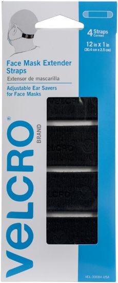 Picture of VELCRO(R) Brand Mask Extender 4/Pkg Black