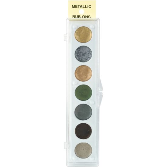 Picture of Metallic Rub-On Paint Palette - 7 Colors Kit #2