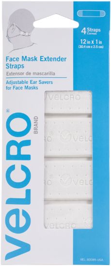 Picture of VELCRO(R) Brand Mask Extender 4/Pkg White