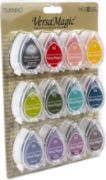 Picture of VersaMagic Dew Drop Multi-Surface Chalk Ink Pads 12/Pkg Assorted
