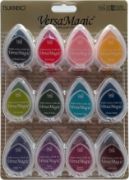 Picture of VersaMagic Dew Drop Multi-Surface Chalk Ink Pads 12/Pkg Assorted
