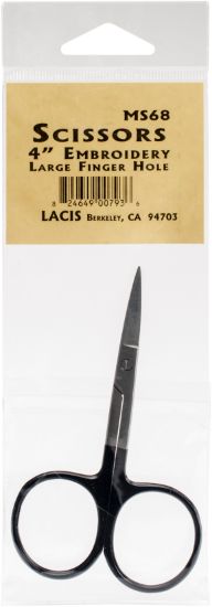 Picture of Lacis Embroidery Scissors 4" Black