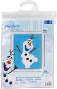 Picture of Vervaco Plastic Canvas Kit 5"X6.4" Disney Olaf