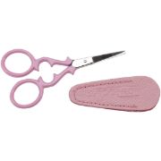 Picture of Victorian Scissors 3.5" Pink W/Leather Sheath