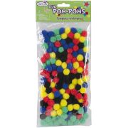 Picture of Mini Pom-Poms .5" 150/Pkg Primary