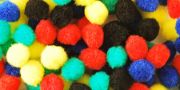 Picture of Mini Pom-Poms .5" 150/Pkg Primary