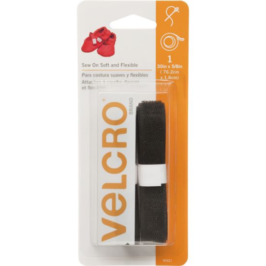Picture of VELCRO(R) Brand Sew-On Soft & Flexible Tape 5/8"X30" Black