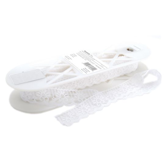 Picture of Vertical Lace 1-1/4"X12yd White