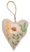 Picture of Vervaco Counted Cross Stitch Deco Heart Kit 4.8"X5.6" 3/Pkg-Wildflowers