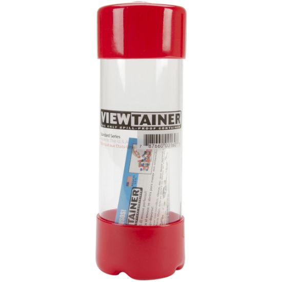 Picture of Viewtainer Slit Top Storage Container 2"X6" Red