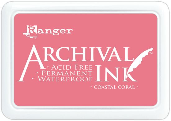 Picture of Ranger Archival Ink Pad #0 Coastal Coral