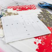 Picture of It's Sew Emma Quilt Block Foundation Paper 6" Log Cabin