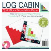 Picture of It's Sew Emma Quilt Block Foundation Paper 6" Log Cabin