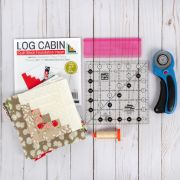 Picture of It's Sew Emma Quilt Block Foundation Paper 6" Log Cabin