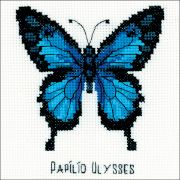 Picture of Ulysses Butterfly Counted Cross Stitch Kit 5"X5" 14 Count