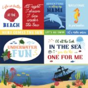 Picture of Under Sea Adventures Double-Sided Cardstock 12"X12" Multi Journaling Cards